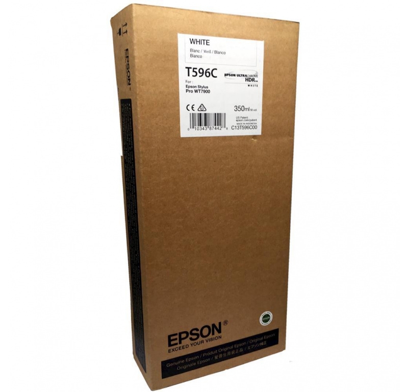 Картридж струйный Epson T596C (C13T596C00) White
Картридж струйный Epson T596C (C13T596C00) White