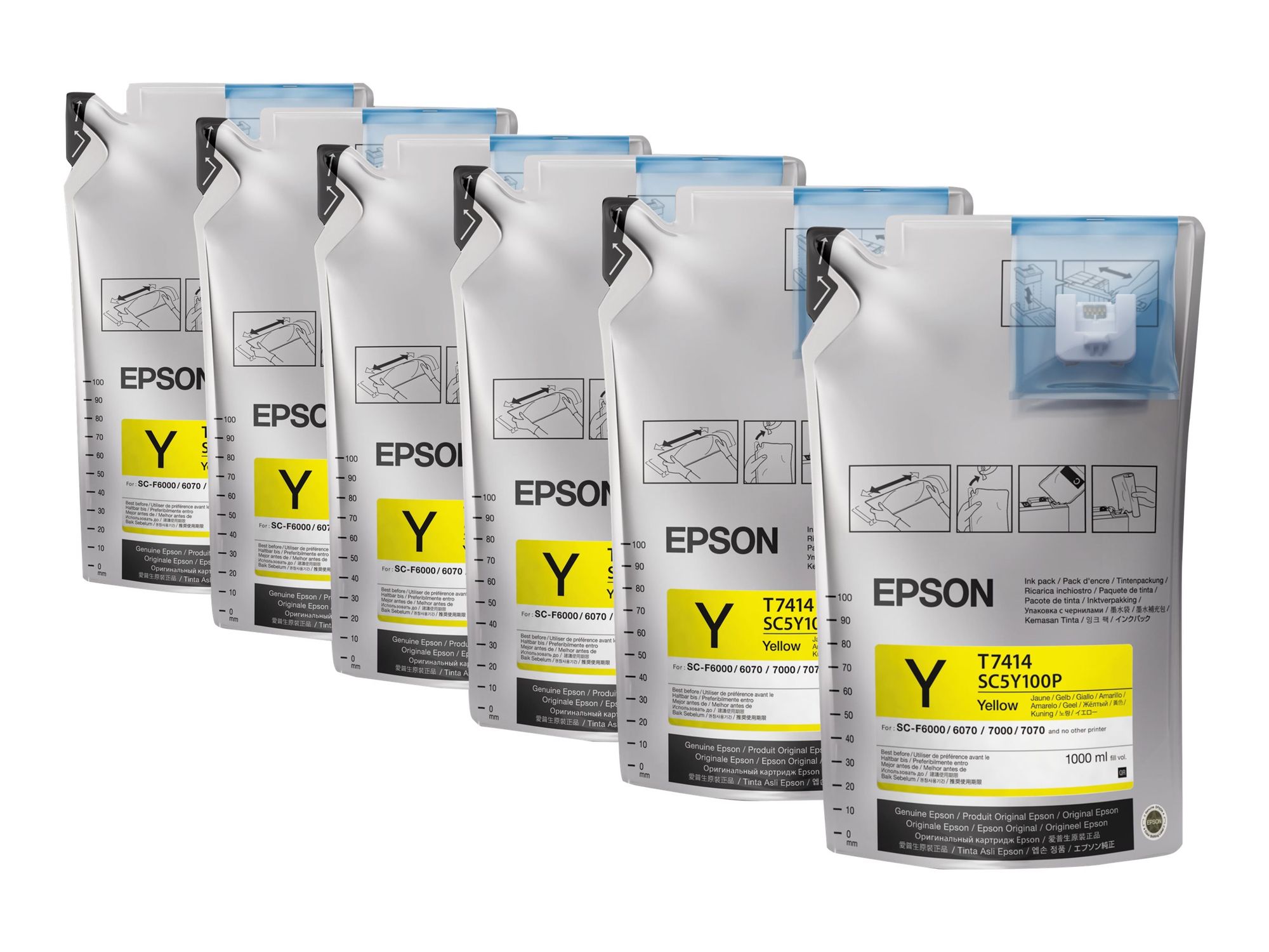 Чернила Epson T773440 (C13T773440) Yellow (6x1л), Желтый
Чернила Epson T773440 (C13T773440) Yellow (6x1л), Желтый