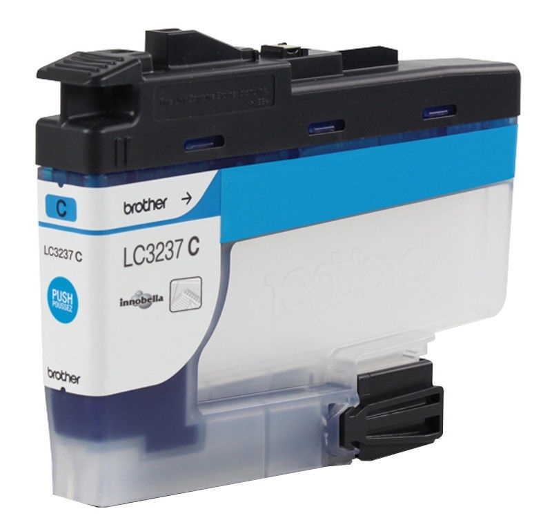 Картридж струйный Brother LC3237C, Голубой