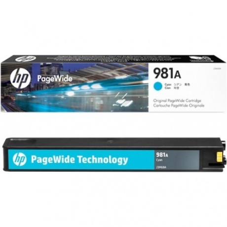 Картридж струйный HP 981A (J3M68A) голубой
Картридж струйный HP 981A (J3M68A) голубой