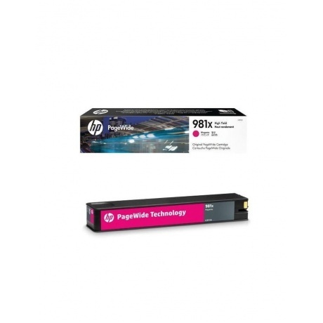 Картридж струйный HP 981X (L0R10A) пурпурный
Картридж струйный HP 981X (L0R10A) пурпурный