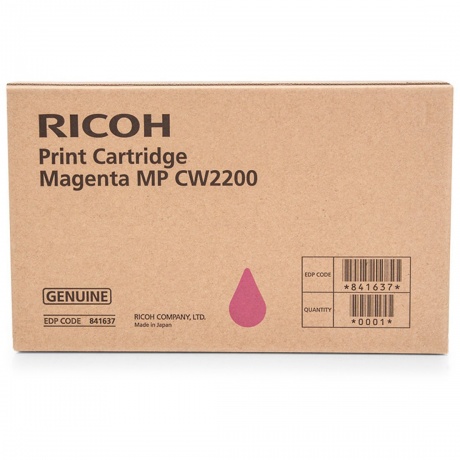 Картридж струйный Ricoh MP CW2200 (841637) пурпурный
Картридж струйный Ricoh MP CW2200 (841637) пурпурный