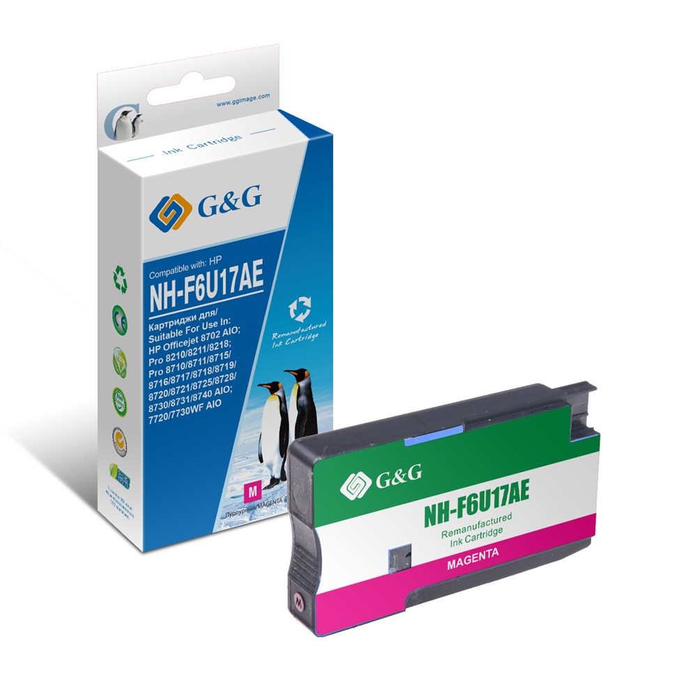 Картридж струйный G&G NH-F6U17AE F6U17AE пурпурный (26мл) для HP OJ Pro 7740/8210/8218/8710/8715
Картридж струйный G&G NH-F6U17AE F6U17AE пурпурный (26мл) для HP OJ Pro 7740/8210/8218/8710/8715