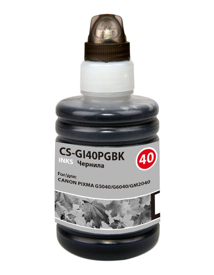 Чернила Cactus CS-GI40PGBK черный140мл для Canon Pixma G5040/G6040/GM2040, Черный
Чернила Cactus CS-GI40PGBK черный140мл для Canon Pixma G5040/G6040/GM2040, Черный