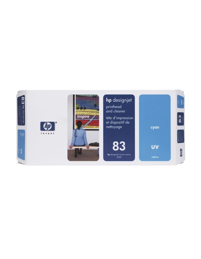 Печатающая головка HP 83 голубая, Голубой
Печатающая головка HP 83 голубая, Голубой