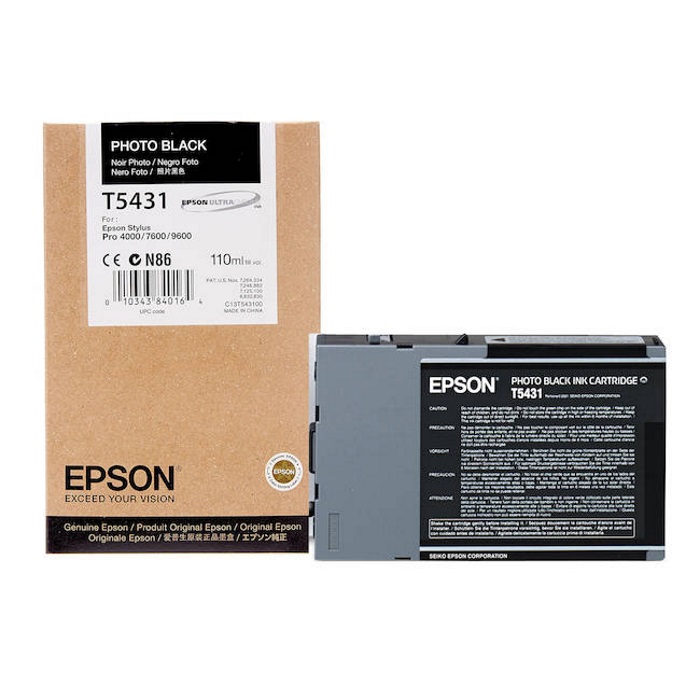 Картридж EPSON T5431 черный для Stylus Pro 7600/9600
Картридж EPSON T5431 черный для Stylus Pro 7600/9600