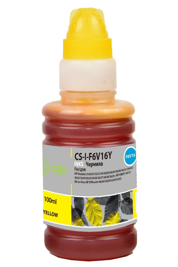 Чернила Cactus CS-I-F6V16Y желтый100мл для HP DeskJet 2130/2132/2134/2620/2630/3630, Желтый
Чернила Cactus CS-I-F6V16Y желтый100мл для HP DeskJet 2130/2132/2134/2620/2630/3630, Желтый