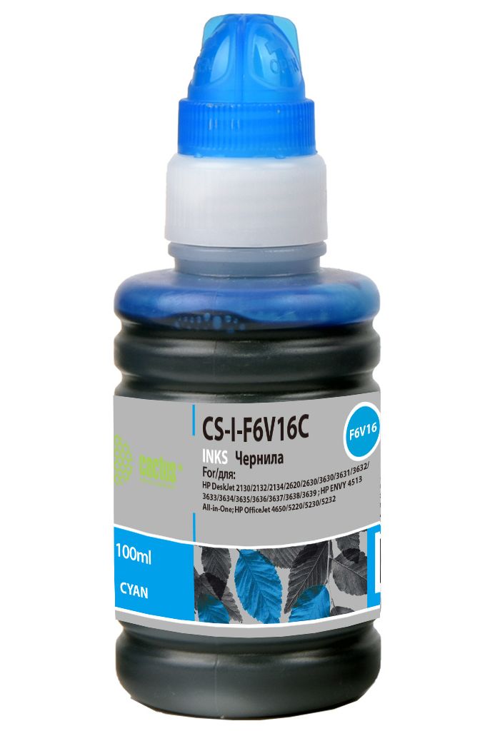 Чернила Cactus CS-I-F6V16C голубой100мл для HP DeskJet 2130/2132/2134/2620/2630/3630, Голубой
Чернила Cactus CS-I-F6V16C голубой100мл для HP DeskJet 2130/2132/2134/2620/2630/3630, Голубой