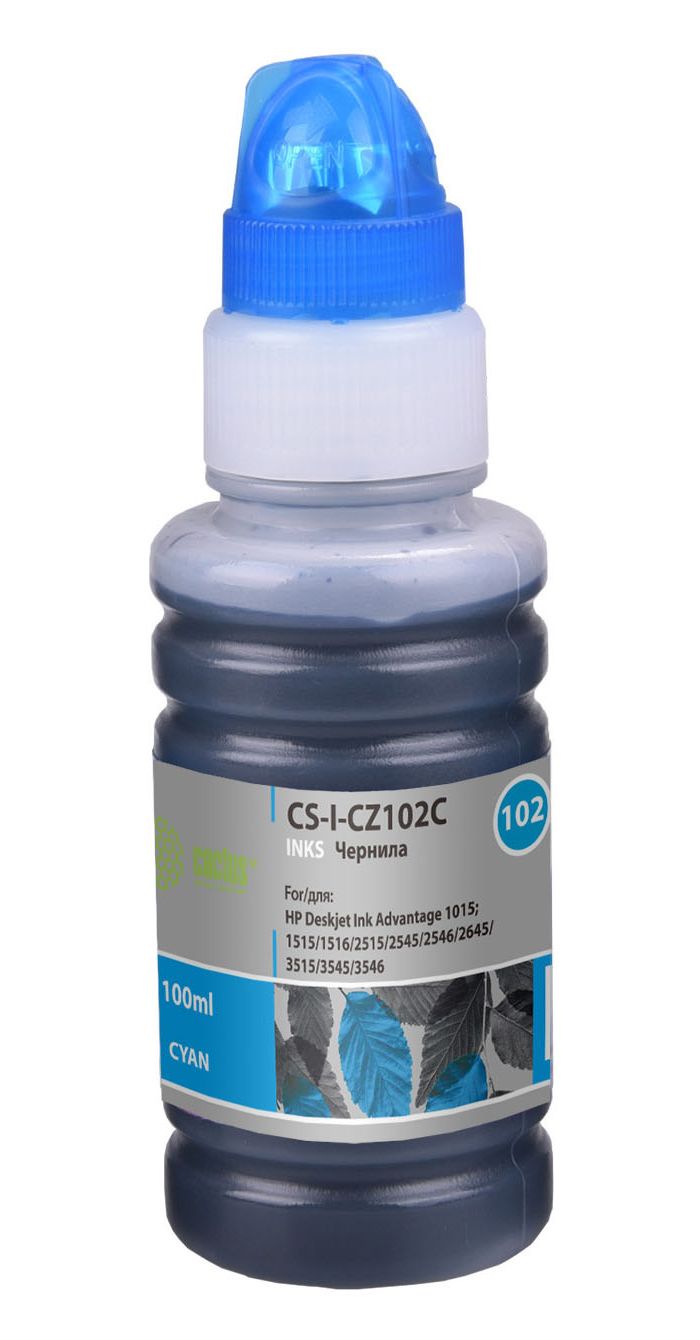Чернила Cactus CS-I-CZ102C голубой100мл для HP Deskjet Ink Advantage 1015/1515/2515/2545, Голубой
Чернила Cactus CS-I-CZ102C голубой100мл для HP Deskjet Ink Advantage 1015/1515/2515/2545, Голубой