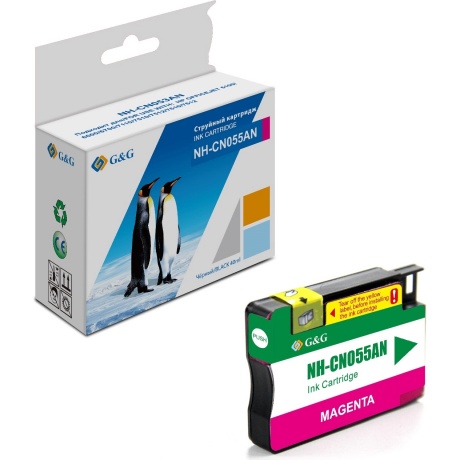 Картридж струйный G&G GG-CN055AN пурпурный (14мл) для HP Officejet 6100/6600/6700/7110/7510/7610/7612
Картридж струйный G&G GG-CN055AN пурпурный (14мл) для HP Officejet 6100/6600/6700/7110/7510/7610/7612