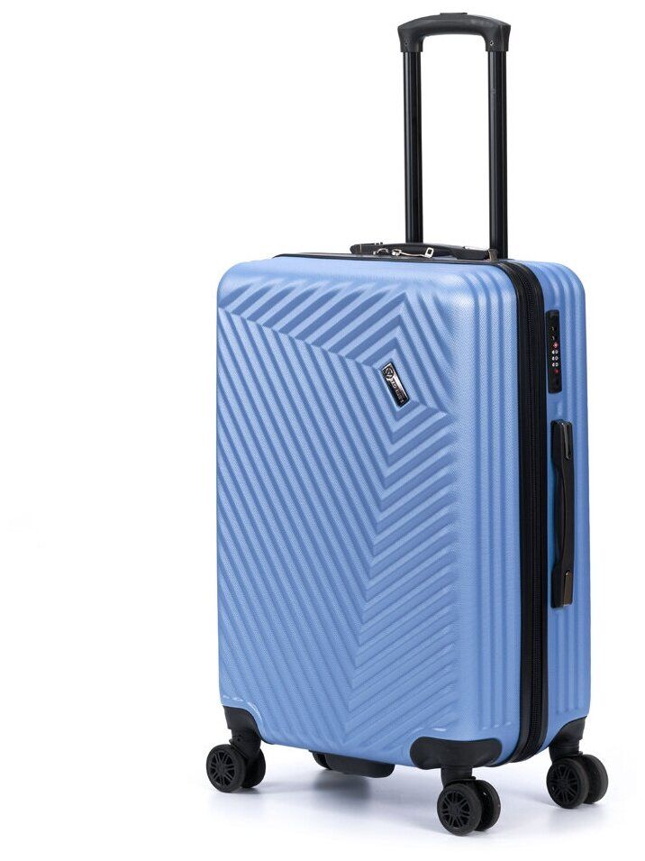 Чемодан Torber Lama, синий, ABS-пластик, 43х25,5х67 см, 62 л
Чемодан Torber Lama, синий, ABS-пластик, 43х25,5х67 см, 62 л