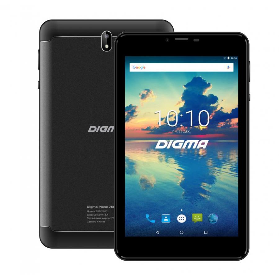 Планшет Digma Plane 7561N 3G MT8321 Black (PS7176MG), Черный
Планшет Digma Plane 7561N 3G MT8321 Black (PS7176MG), Черный