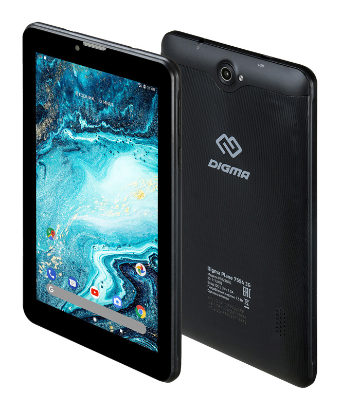 Планшет DIGMA PLANE 7594 7" 16Gb 3G PS7210PG BLACK, Черный
Планшет DIGMA PLANE 7594 7" 16Gb 3G PS7210PG BLACK, Черный