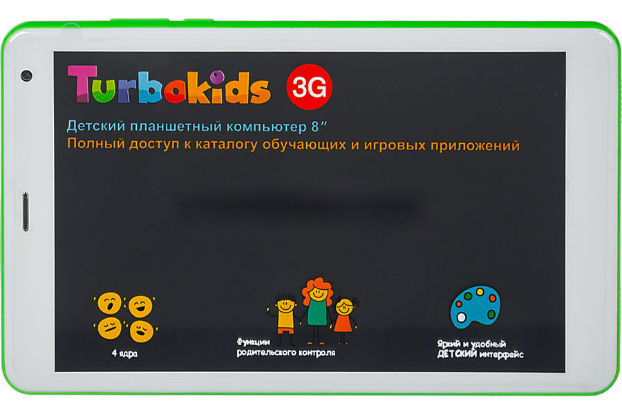 Планшет Turbo TurboKids 3G 16Gb (РТ00020523) зеленый
Планшет Turbo TurboKids 3G 16Gb (РТ00020523) зеленый