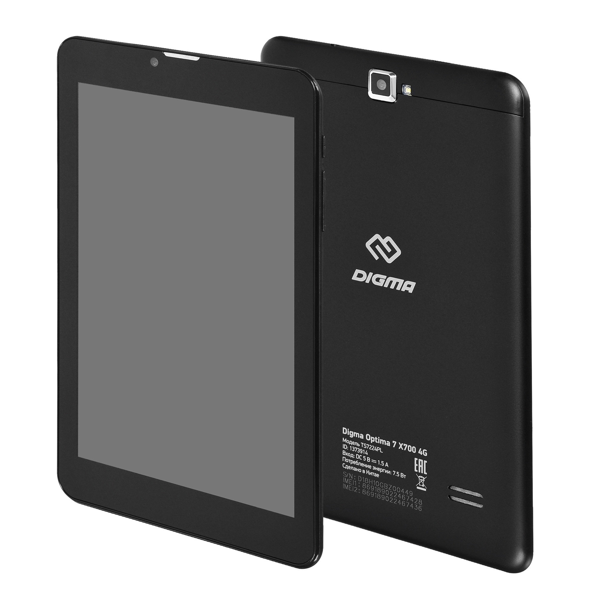 Планшет Digma Optima 7 X700 4G 32Gb (TS7224PL), Черный
Планшет Digma Optima 7 X700 4G 32Gb (TS7224PL), Черный