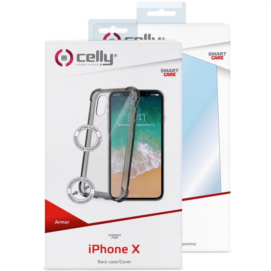 Чехол-накладка Celly Armor для Apple iPhone X дымчатый (ARMOR900BK)
Чехол-накладка Celly Armor для Apple iPhone X дымчатый (ARMOR900BK)