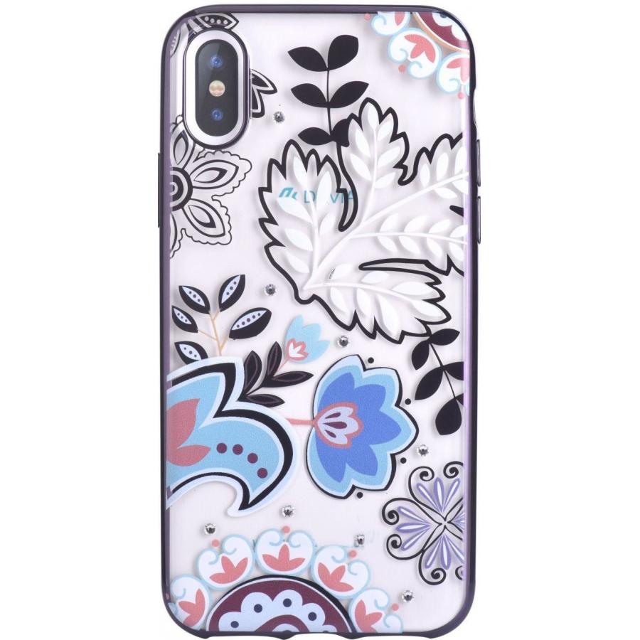 Накладка Devia Crystal Blossom Case для iPhone X - Silver, Серебро
Накладка Devia Crystal Blossom Case для iPhone X - Silver, Серебро