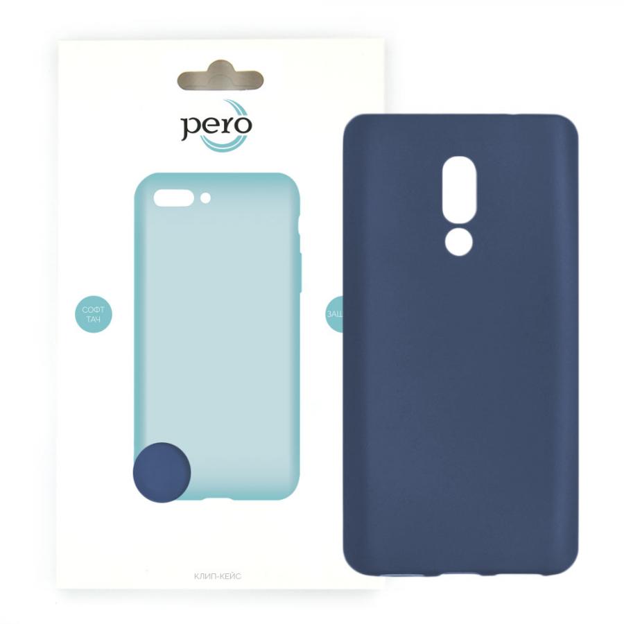 Защитный чехол PERO софт-тач для Meizu 15 синий
Защитный чехол PERO софт-тач для Meizu 15 синий