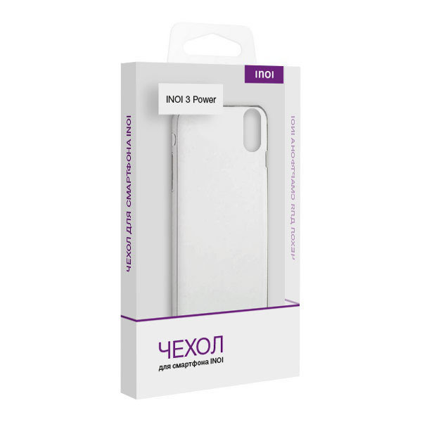 Силиконовая накладка для INOI 3 Power прозрачная
Силиконовая накладка для INOI 3 Power прозрачная