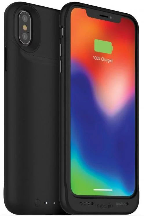 Чехол-аккумулятор Mophie Juice Pack Air для iPhone X черный
Чехол-аккумулятор Mophie Juice Pack Air для iPhone X черный