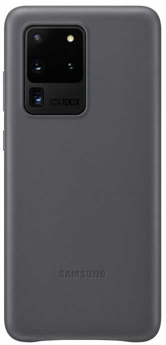 Чехол Samsung Galaxy S20 Ultra Leather Cover серый (EF-VG988LJEGRU
Чехол Samsung Galaxy S20 Ultra Leather Cover серый (EF-VG988LJEGRU