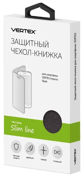 Чехол Vertex Flash FlipCover black
Чехол Vertex Flash FlipCover black
