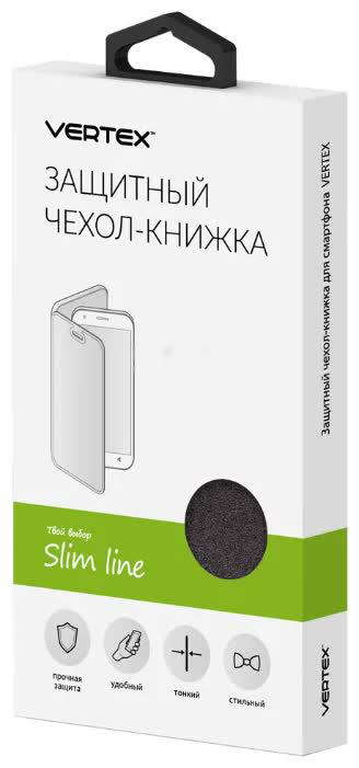 Чехол Vertex Click FlipCover black
Чехол Vertex Click FlipCover black