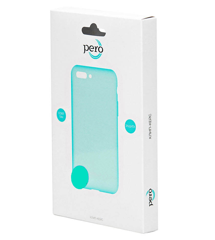 Чехол клип-кейс PERO софт-тач для 6S мятный
Чехол клип-кейс PERO софт-тач для 6S мятный