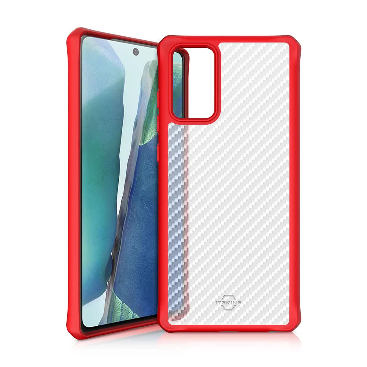 Чехол антибактериальный ITSKINS HYBRID TEK для Samsung Galaxy Note 20 красный/прозрачный
Чехол антибактериальный ITSKINS HYBRID TEK для Samsung Galaxy Note 20 красный/прозрачный