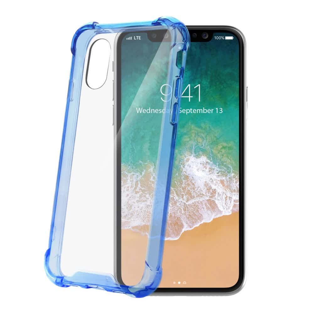 Чехол-накладка Celly Armor для Apple iPhone X/XS голубой
Чехол-накладка Celly Armor для Apple iPhone X/XS голубой