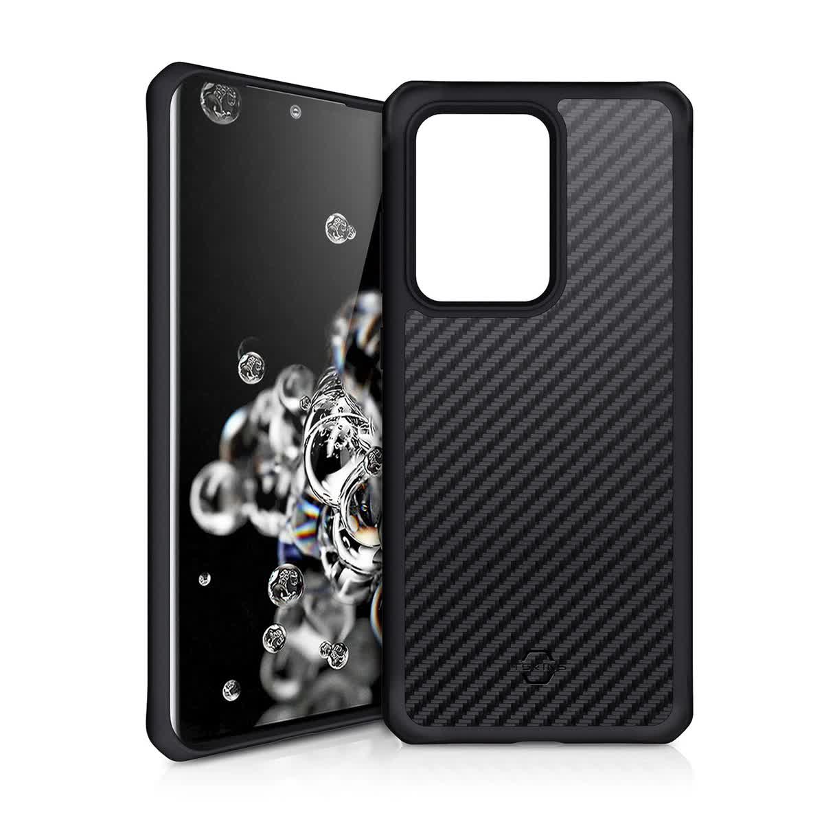 Чехол-накладка ITSKINS HYBRID CARBON для Samsung Galaxy S20 Ultra чёрный, Черный
Чехол-накладка ITSKINS HYBRID CARBON для Samsung Galaxy S20 Ultra чёрный, Черный