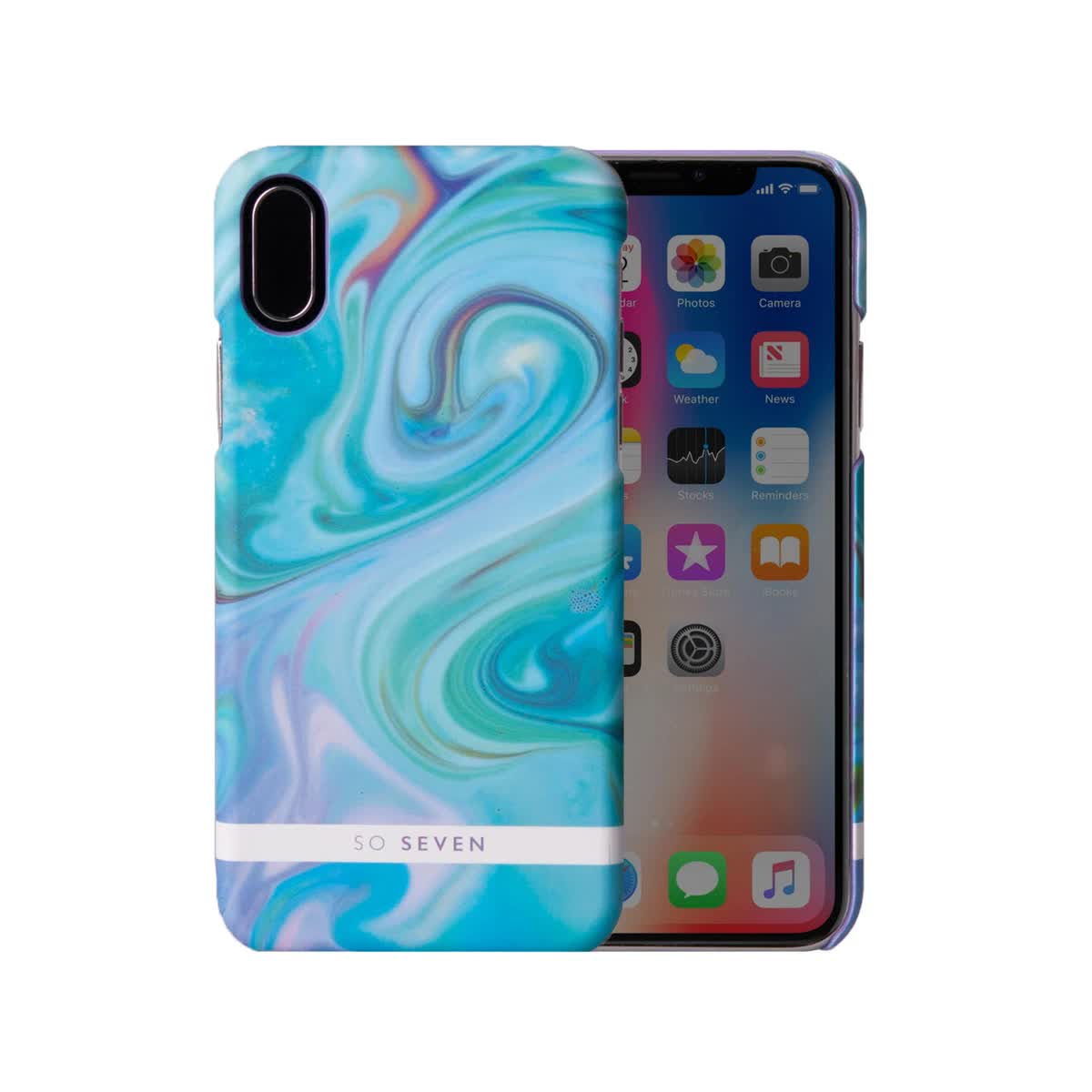 Чехол-накладка So Seven Carrare для Apple iPhone X/XS голубой
Чехол-накладка So Seven Carrare для Apple iPhone X/XS голубой