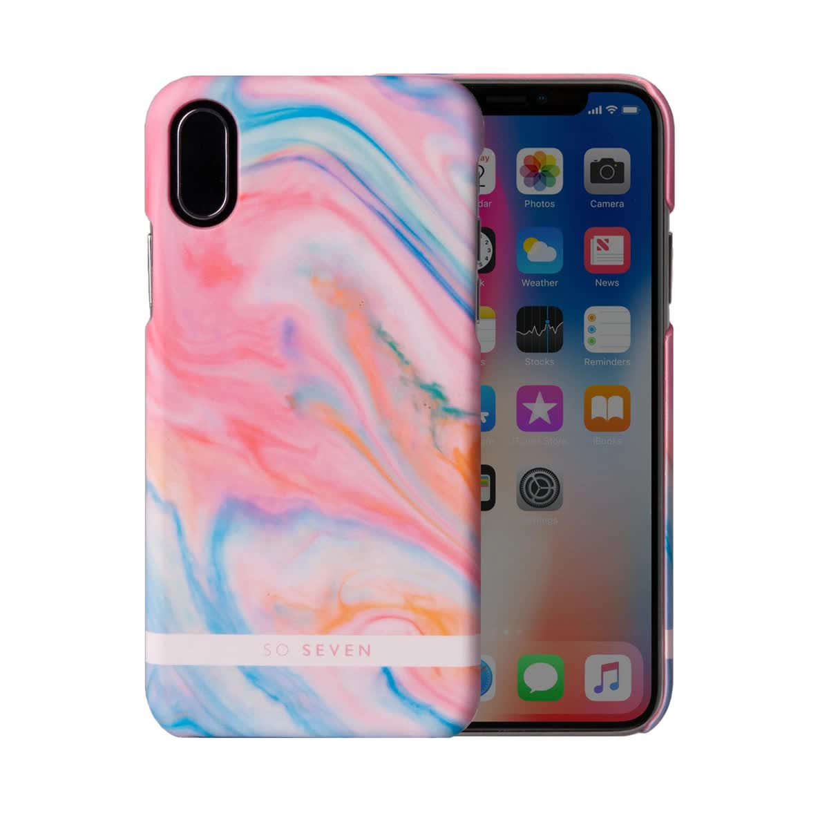 Чехол-накладка So Seven Carrare для Apple iPhone X/XS розовый
Чехол-накладка So Seven Carrare для Apple iPhone X/XS розовый