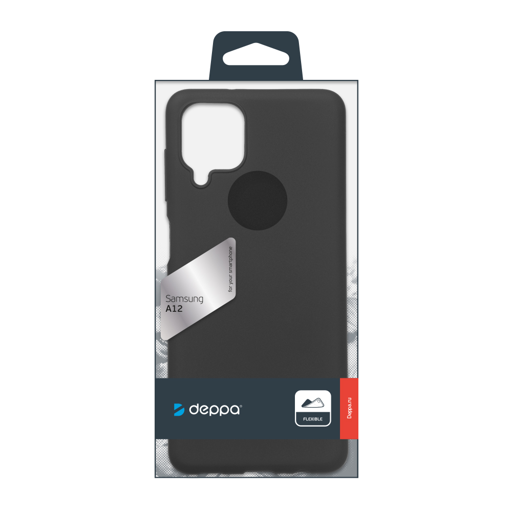 Накладка Deppa Gel Color для Samsung Galaxy A12, черный, PET синий
Накладка Deppa Gel Color для Samsung Galaxy A12, черный, PET синий