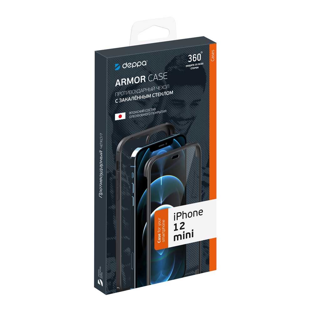 Чехол Deppa Armor Case для Apple iPhone 12 mini, черный
Чехол Deppa Armor Case для Apple iPhone 12 mini, черный