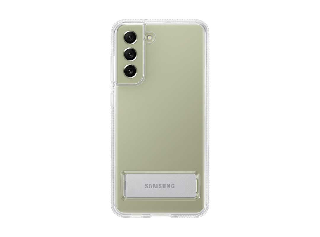 Чехол-накладка Samsung EF-JG990CTEGRU Clear Standing Cover для Galaxy S21 FE, прозрачный
Чехол-накладка Samsung EF-JG990CTEGRU Clear Standing Cover для Galaxy S21 FE, прозрачный