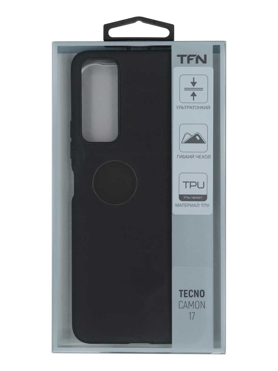 Чехол TFN TCN Camon 17 TPU Candy black, Черный
Чехол TFN TCN Camon 17 TPU Candy black, Черный