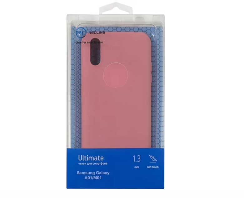 Чехол защитный Red Line Ultimate для Samsung Galaxy A01/M01, розовый УТ000022363
Чехол защитный Red Line Ultimate для Samsung Galaxy A01/M01, розовый УТ000022363
