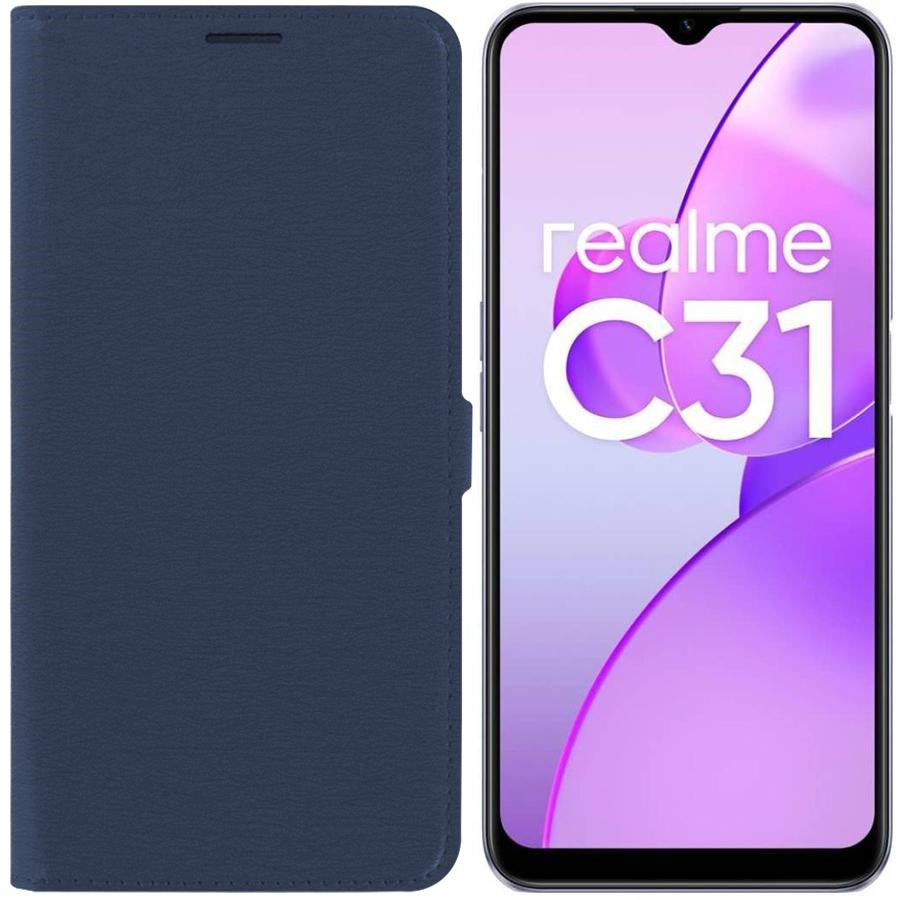 Чехол-книжка Krutoff Eco Book для Realme C31 синий
Чехол-книжка Krutoff Eco Book для Realme C31 синий