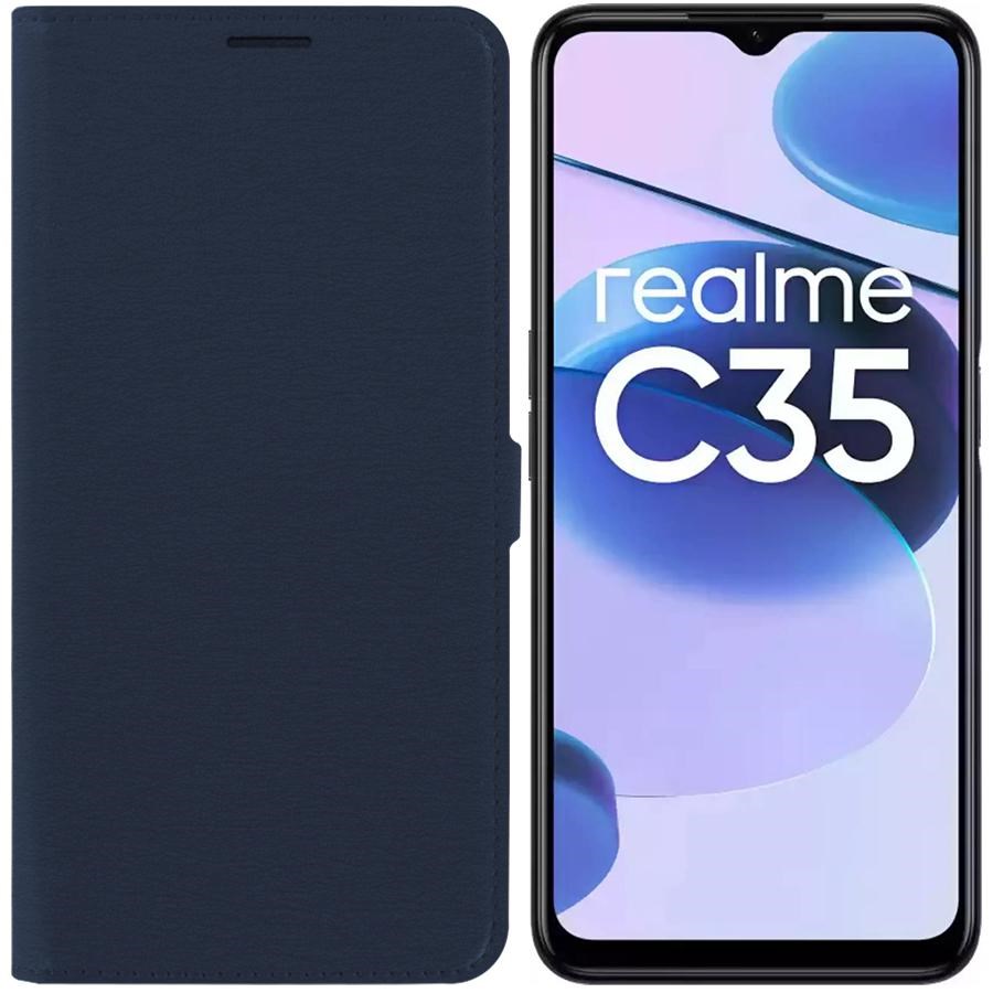 Чехол-книжка Krutoff Eco Book для Realme C35 синий
Чехол-книжка Krutoff Eco Book для Realme C35 синий