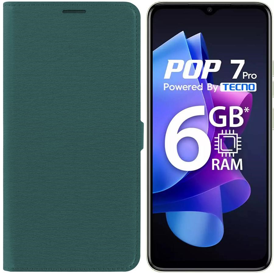 Чехол-книжка Krutoff Eco Book для TECNO POP 7/ 7 Pro/ Spark Go 2023 зелёный опал
Чехол-книжка Krutoff Eco Book для TECNO POP 7/ 7 Pro/ Spark Go 2023 зелёный опал