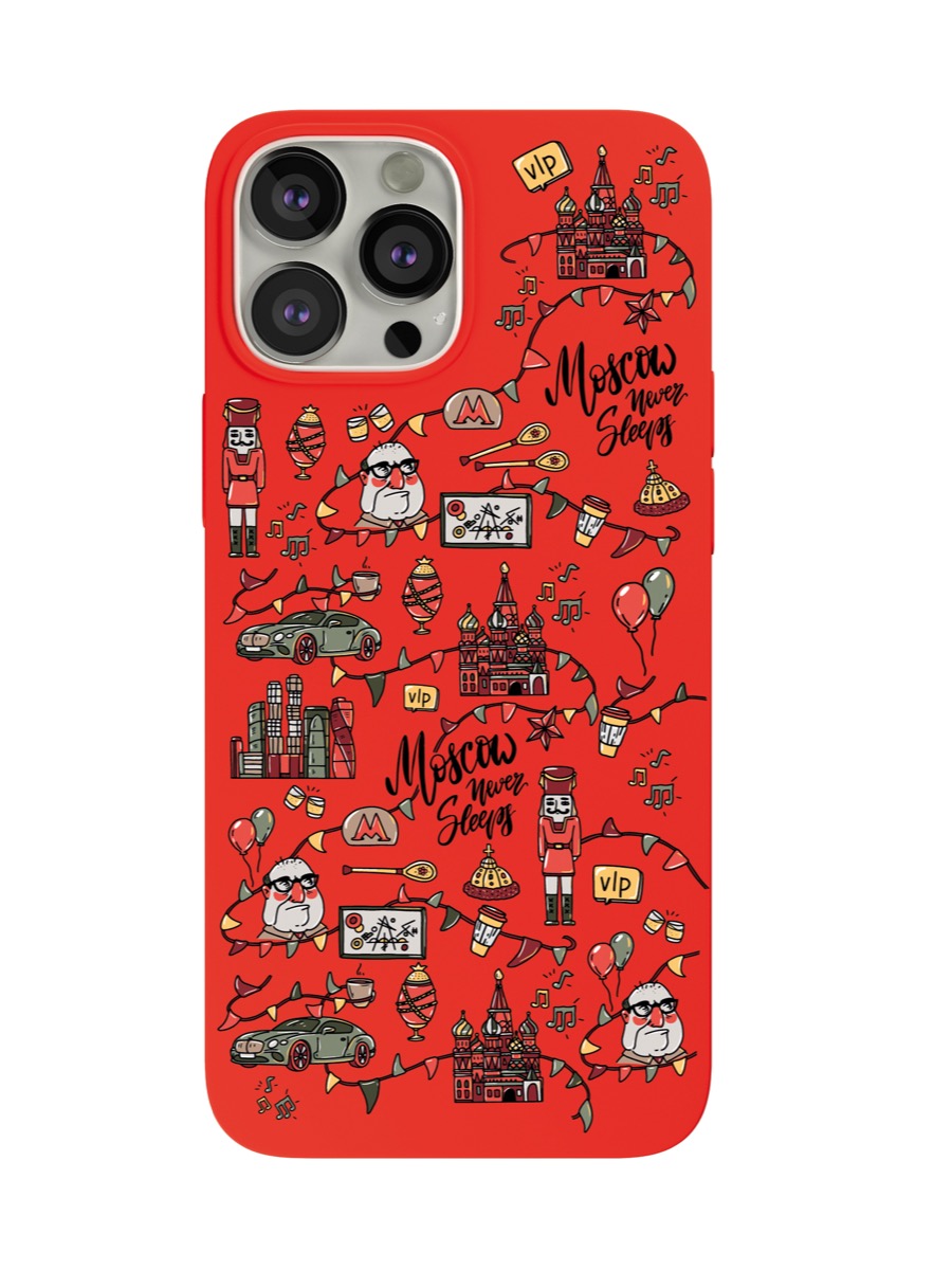 Чехол защитный VLP Art Collection для iPhone 13 ProMax, Москва, красный
Чехол защитный VLP Art Collection для iPhone 13 ProMax, Москва, красный