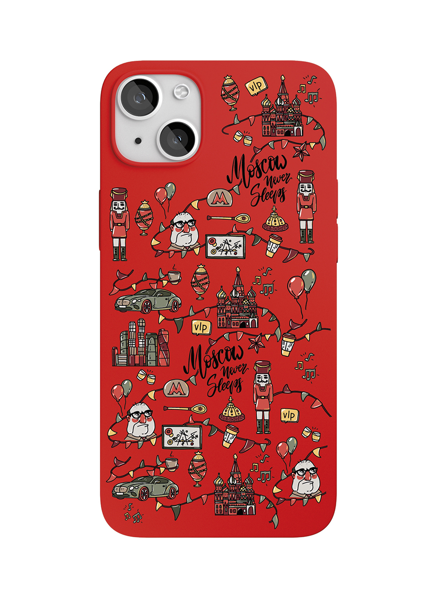 Чехол защитный VLP Art Collection для iPhone 13, Москва, красный
Чехол защитный VLP Art Collection для iPhone 13, Москва, красный