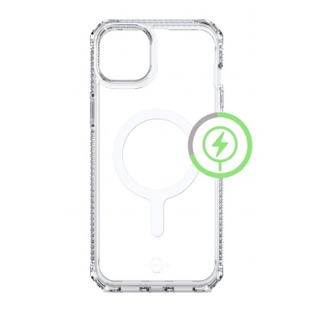 Чехол силиконовый ITSKINS SUPREME R SPARK MagSafe для iPhone 15 Pro, прозрачный
Чехол силиконовый ITSKINS SUPREME R SPARK MagSafe для iPhone 15 Pro, прозрачный