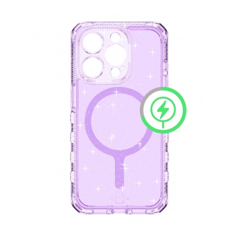 Чехол силиконовый ITSKINS SUPREME R SPARK MagSafe для iPhone 15 Pro, сиреневый
Чехол силиконовый ITSKINS SUPREME R SPARK MagSafe для iPhone 15 Pro, сиреневый