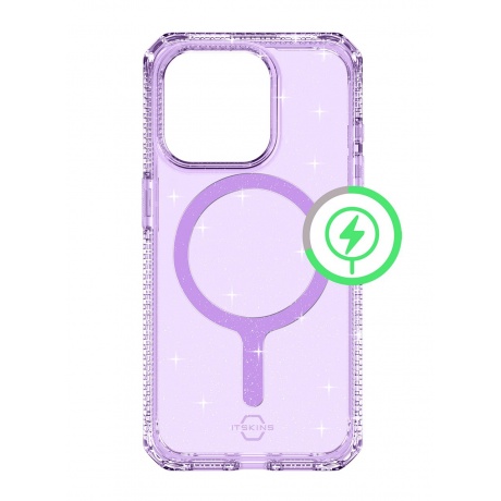 Чехол-накладка ITSKINS HYBRID R SPARK w/MagSafe для iPhone 15 Pro Max (6.7"), сиреневый
Чехол-накладка ITSKINS HYBRID R SPARK w/MagSafe для iPhone 15 Pro Max (6.7"), сиреневый