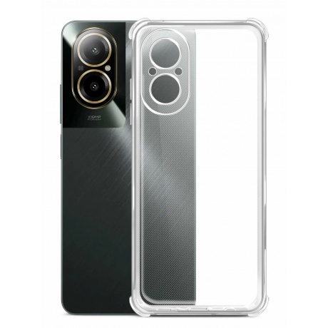 Накладка силикон iBox Crystal для Realme C67, с усиленными углами (прозрачный)
Накладка силикон iBox Crystal для Realme C67, с усиленными углами (прозрачный)