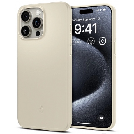 Чехол для телефона Spigen Thin Fit для iPhone 15 Pro Mute Beige (ACS06694), Бежевый
Чехол для телефона Spigen Thin Fit для iPhone 15 Pro Mute Beige (ACS06694), Бежевый