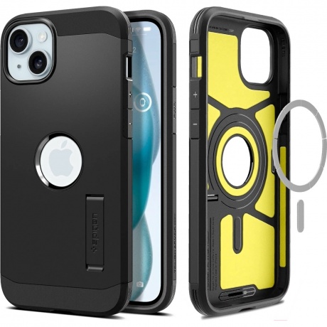 Чехол для телефона Spigen Tough Armor MagFit для iPhone 15 черный (ACS06811)
Чехол для телефона Spigen Tough Armor MagFit для iPhone 15 черный (ACS06811)