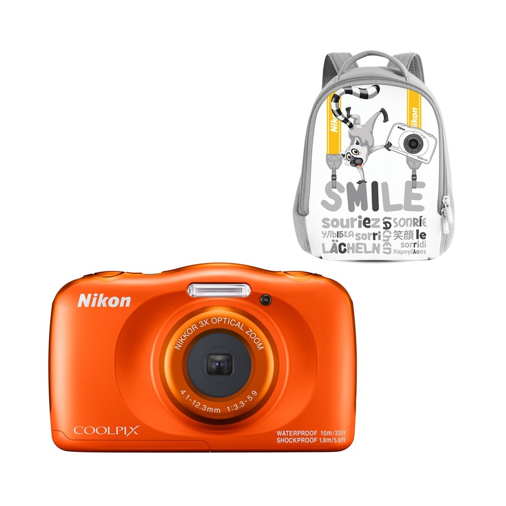 Цифровой фотоаппарат Nikon Coolpix W150 Orange Backpack Kit, Оранжевый
Цифровой фотоаппарат Nikon Coolpix W150 Orange Backpack Kit, Оранжевый